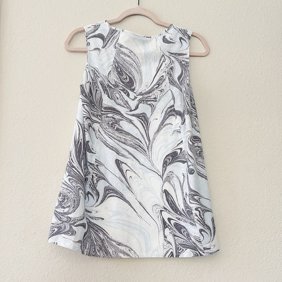 Athleta Refined Zephyr Tank Top Stretch White Grey Women XS - Picture 4 of 11